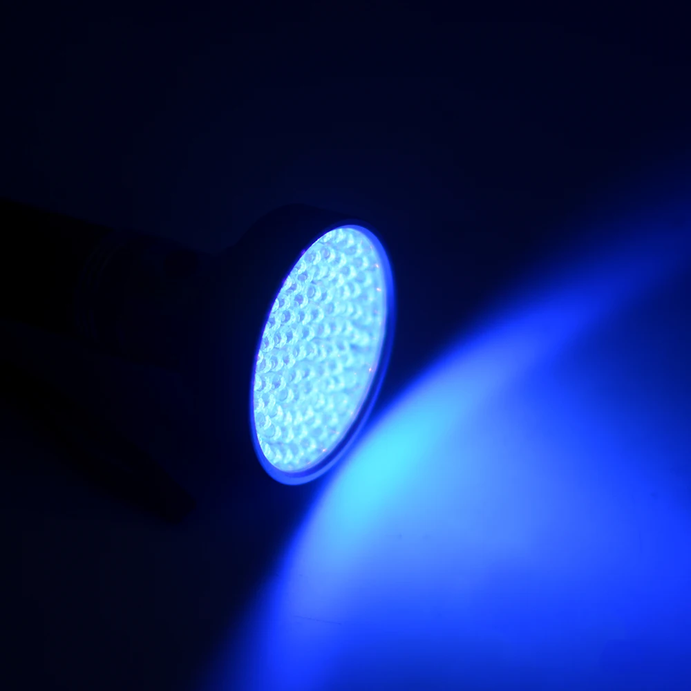 100LED фиолетовый свет фонарик, пинцет мочи обнаружения безопасности прожектор