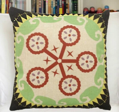 ZT254 45x45cm Classical family cotton linen pillow cushion covers special Limited pillowcase | Дом и сад
