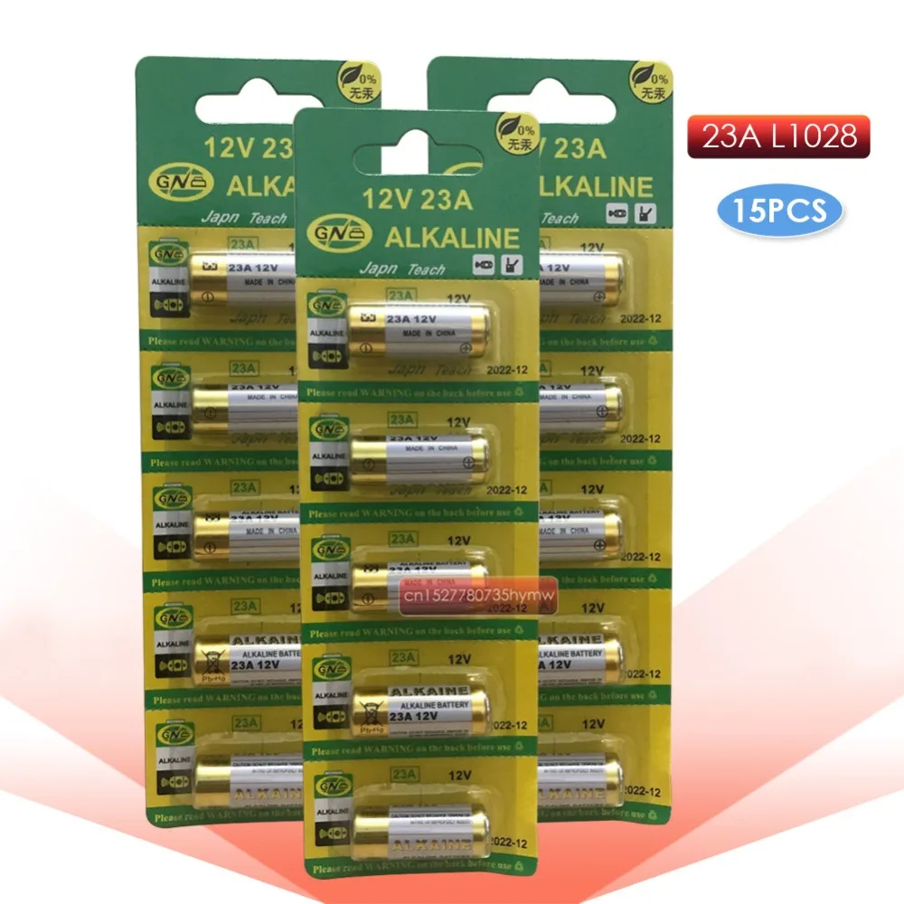 

15pcs Alkaline battery 12V 23A battery 12V 27A 23A 12 V 21/23 A23 E23A MN21 RC control remote controller battery RC Part