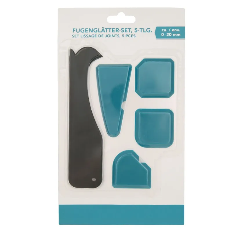 

5Piece Caulking Tool Kit Caulk Finishing Joint Sealant Silicone Grout Remover Scraper Home Garden Tool Kit