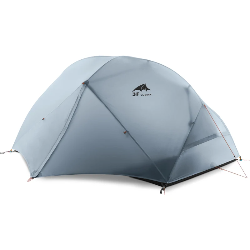 DHL 2 Человек Палатка 210 т 15D Силиконовые ткань двухслойная кемпинговая палатка легкая