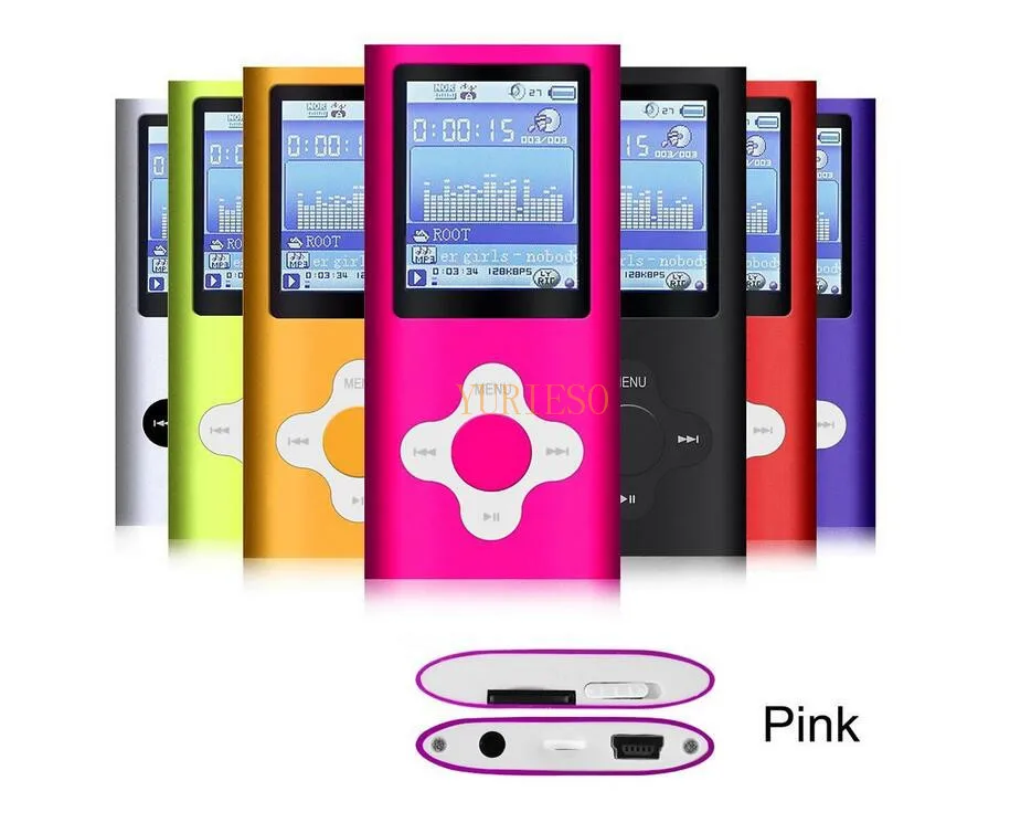 20PCS Portable Digital Music Player MP3 Player With LCD Screen Support