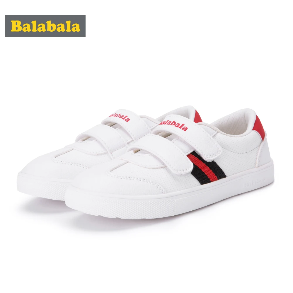 

Balabala Children Babys Fashion Sneakers with Double Hook&Loop Fastener Toddler Kids Girls Boys Anti-slip Casual Running Shoes
