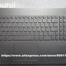 Yourui 95% высокого качества Клавиатура для ноутбука XN550 N550JV N550JK N750 N551 клавиатура с palmrest версия серебро