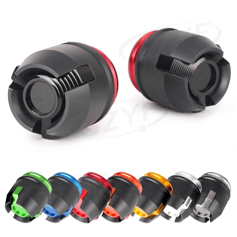 Universal 15mm Motorcycle Front Rear Rim Wheel Axle Fork Protector Caps CNC Aluminum Alloyin