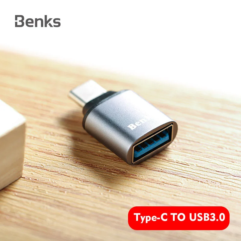 

Benks USB Gadgets USB-C 3.0 Type C Male to Micro USB Female Adapter Type-C Converter Mobile Phone Cables For Macbook Nokia Nexus