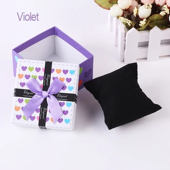 

6pcsCreative Fashion Bow Heart-Shaped Pattern Fine Jewelry Box Boutique Gift Box Handmade Soap Packaging Jewelry Box Wedding Box