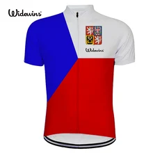 Nuevo checo Ciclismo Ropa colores bicicleta ciclo Ropa Ciclismo transpirable camiseta de Ciclismo de carreras checoslovaquia 8025