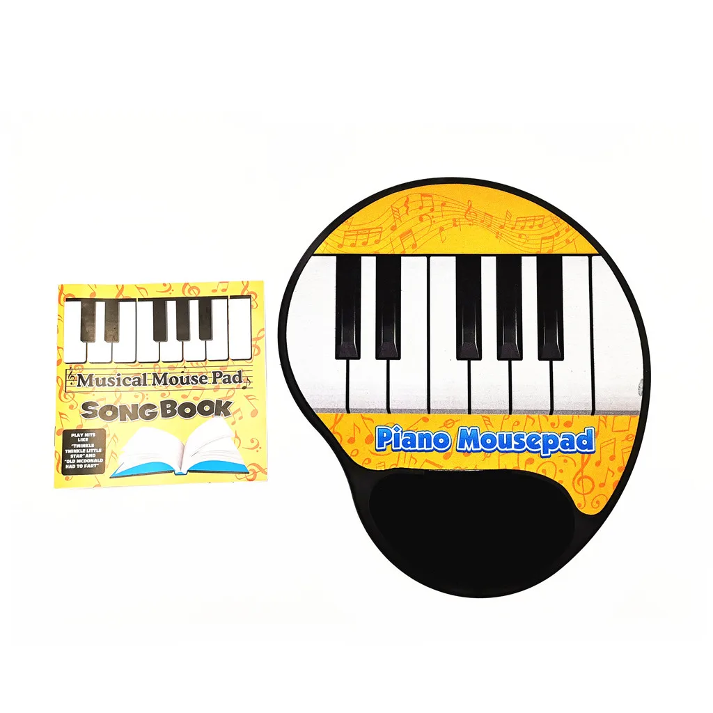 Уникальный дизайн играть фортепиано Jingle ключи узор музыка Коврик для мыши для электрической игрушки подарок