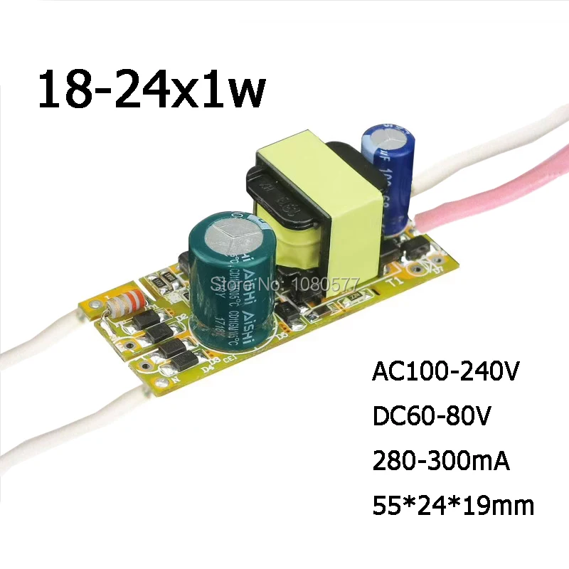 3489 6W Constant Current 280mA Power DC 12-24V For LED Electronic Transformer 