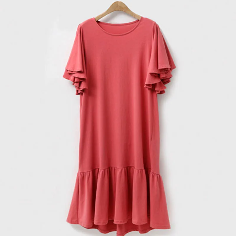 Летнее женское платье 5XL 6XL 7XL 8XL большой размер объем груди 129 см для женщин 3 вида
