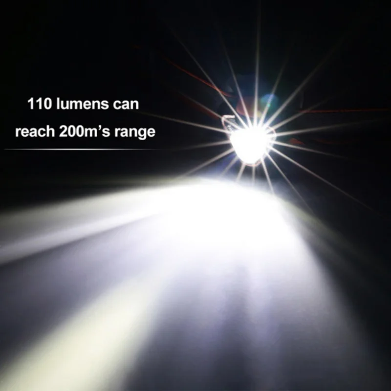 Мини-налобный фонарь Водонепроницаемая светодиодная фара супер яркий 1200лм зум фокус Факел Lanterna с оголовьем 1075