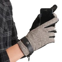 Новые осенние и зимние модные перчатки из натуральной кожи женские перчатки из овчины шерстяная перчатка из овчины G306-02