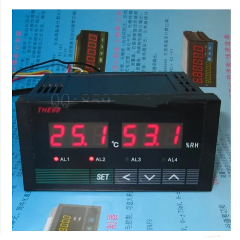 

Temperature and humidity controller intelligent digital display control instrument With alarm control output Thermometer tester