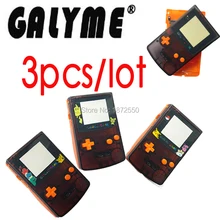 3 шт./партия, новинка, черный верх, оранжевый цвет, чехол для игровой консоли Gameboy, W/Pocket ELF Lens GBO DMG Boy Advance Pocket