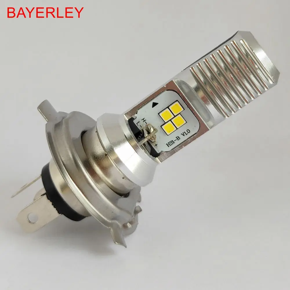 

T19 LED Motorcycle headlight HS1 P15D-25-1 4LEDs chip 1000lm 6000K P15D-25-1 1PC OSRAM design
