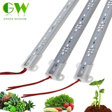 Водостойкая лампа для выращивания, DC12V, высокая яркость, светодиодный светильник для выращивания, 5730 чип, светильник для аквариума, теплицы, гидропонная система, 5 шт