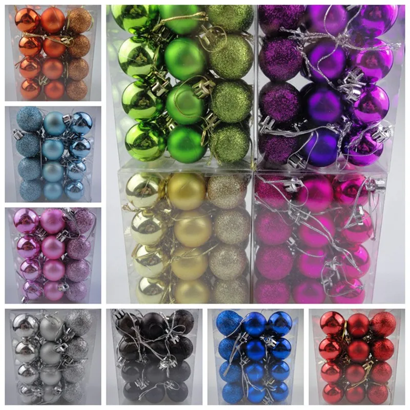 Hot 24PCS 30MM Craft Balls Modelling Polystyrene Plastic Ball For DIY