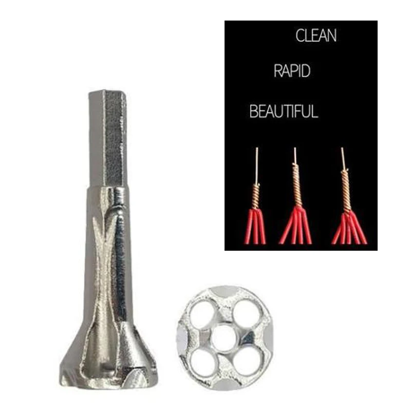 

Electrical Cable Quick Connector And Stripper 4-6-Square Universal Connector Electric Fast Coupling Device Alloy Steel