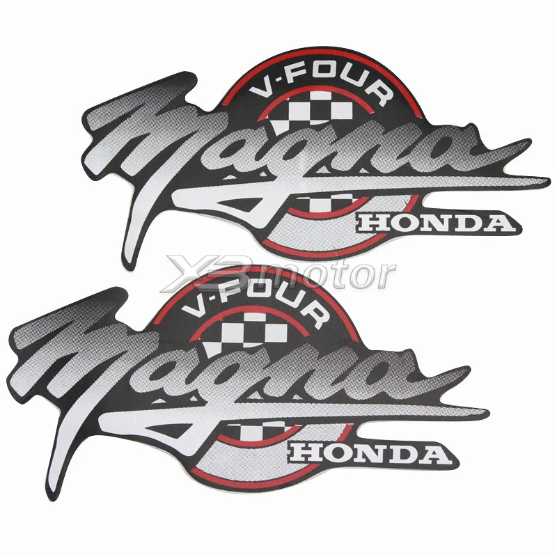 

1 Pair Motorcycle Applique Gas Fuel Tank Badge Emblem Decals Stickers For Honda Magna VF 250 750 VF250 VF750