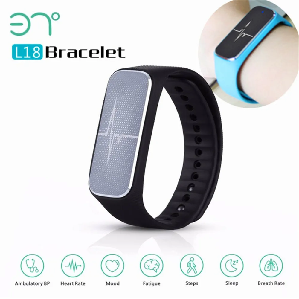 Newest 37 degree L18 Bluetooth 4.0 Smart Bracelet Watch Blood Pressure Heart Rat