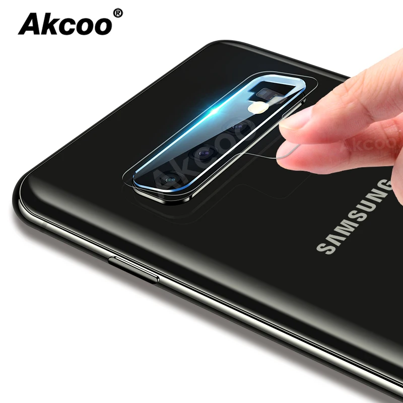 

Akcoo S10 Plus Camera Lens film for Samsung Galaxy S10 Flexible glass protector S7 8 9 Plus Note 8 9 Camera lens protector film