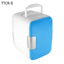 TTCR-II 4l 12v 220v mini refrigerador do carro mais quente multi-função viagem geladeira geladeira elétrica portátil refrigerador caixa congelador