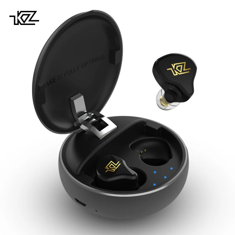 AK KZ T1 Bluetooth 5 0 TWS беспроводные Hiybird наушники с шумоподавлением Hifi вкладыши AS12/AS16/ZSN