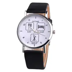 Для женщин часы Montre Femme Повседневное Роскошные модные часы кожаный браслет застежка кварцевые наручные часы 18APR17
