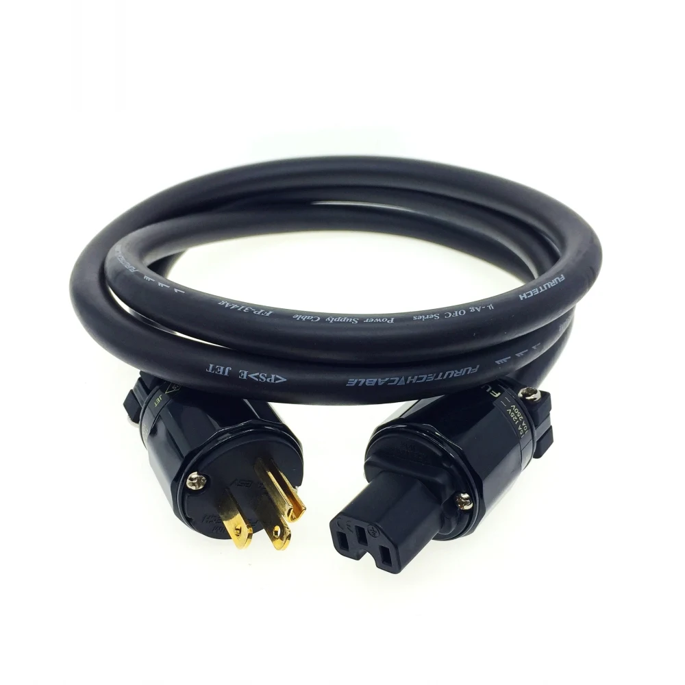 

Furutech Silver Plated FP-314Ag US AC Power Cable FI-11M-N1 Plug Vinshle