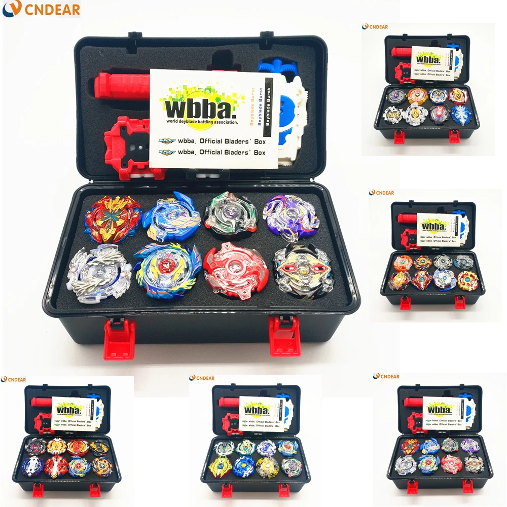 

Beyblade burst Toupie Metal Fusion Black Set Box toy blade Launcher Spinning Top Toys For Childn