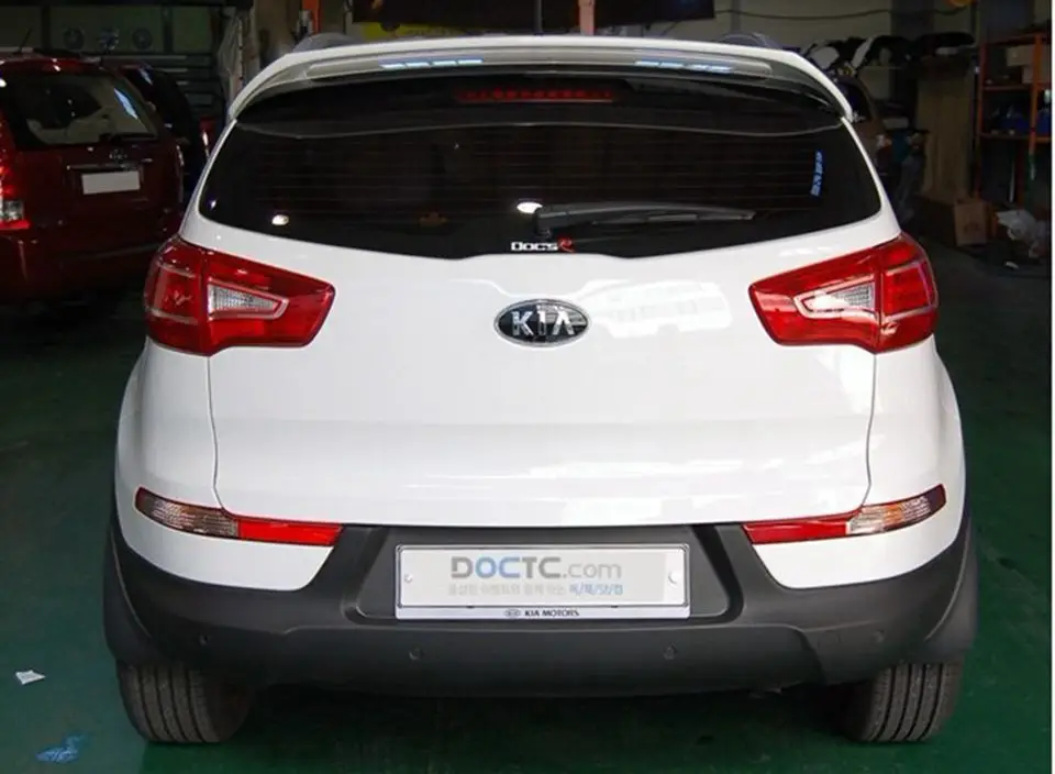 Используется для Kia sportage спойлер 2011 2017 свет Высокое качество ABS Материал заднее