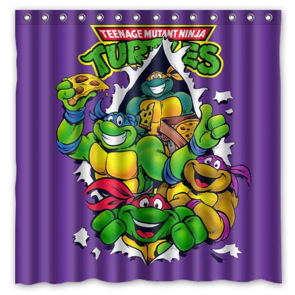 Popular Turtle Curtains-Buy Cheap Turtle Curtains Lots From China Bathroom Products Teenage Mutant Ninja Turtles Printed Polyester Fabric Shower Curtains Waterproof Washable Curtain 180X180CM( - Popular Turtle Curtains-Buy Cheap Turtle Curtains Lots From China