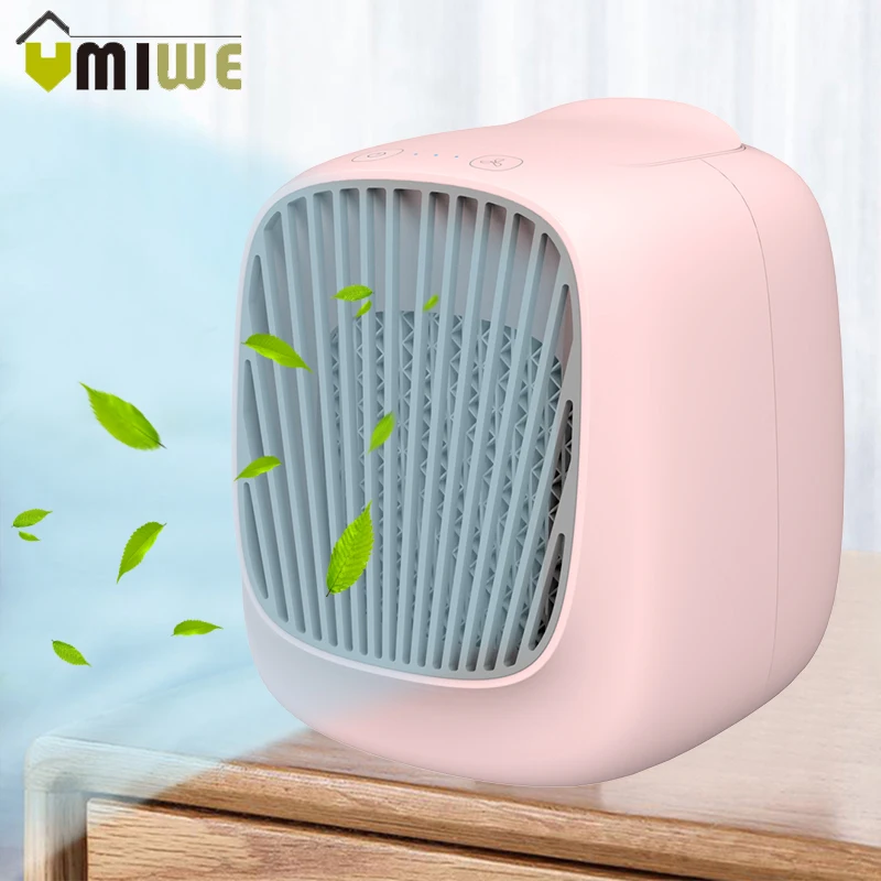 

Air Conditioner Portable Mini Air Cooler Fans with 2 Working Mode,USB Mini Air Cooler Desktop Humidifier Fan For Home Office