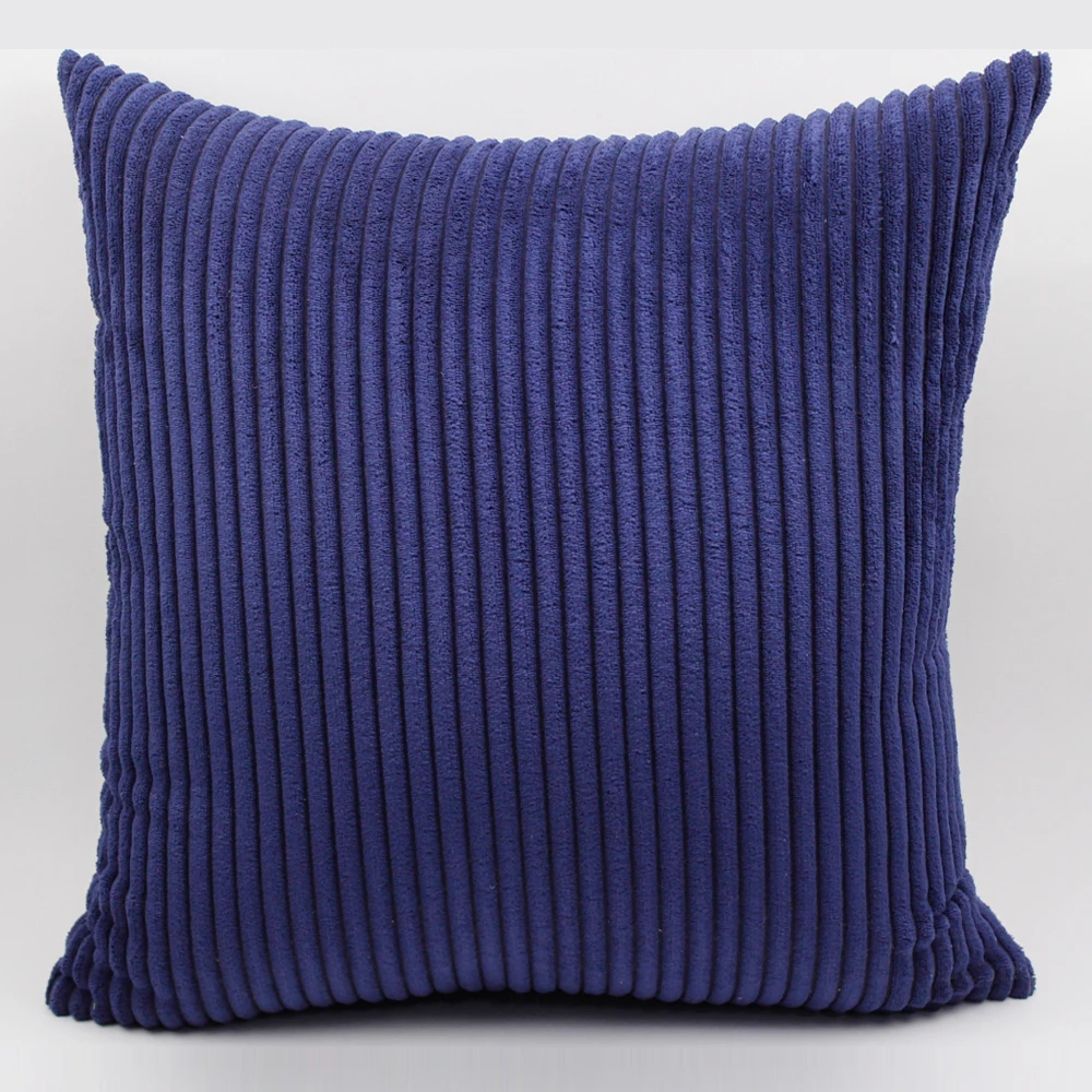 Striped Corduroy fabric sofa cushion cover,40x40cm/45x45cm/50x50cm