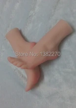 Sexy Roman Female Silicone Foot Fetish Toys Feet Whitening Skin lover Feet model Free Shipping