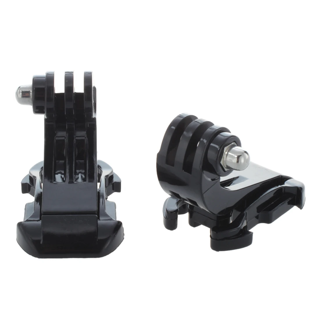 2x Black Vertical Surface J Hook Buckle Mount For Gopro HD Hero 1 2 3