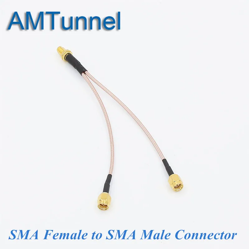 

SMA Female to SMA Male Connector Splitter Combiner RF Coaxial Pigtail Cable use for 3G 4G modem HUAWEI ZTE antenna