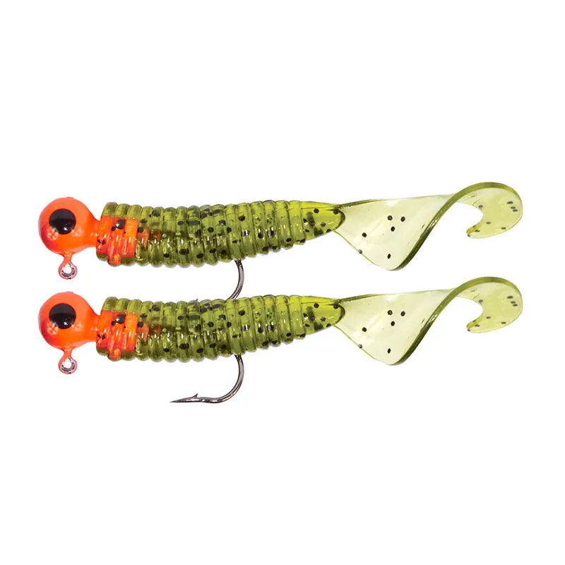 

1set High Quality Fishing Lures Bread Bug Earthworm Shrimp Insect Soft Bait Suit Set Tackle Soft Bait