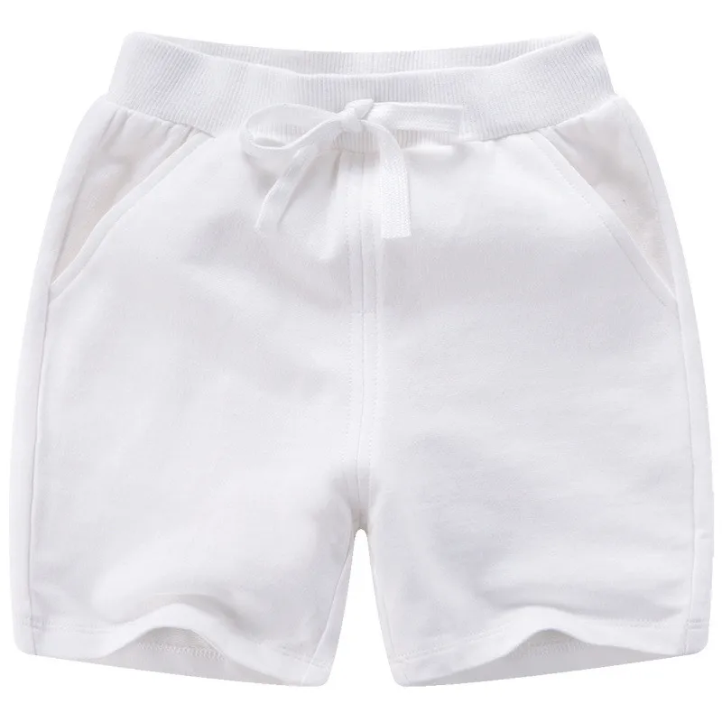 VIDMID/Новые летние хлопковые детские шорты для мальчиков и девочек, пляжные брюки однотонные Повседневные детские шорты одежда для малышей 7042 06 - Цвет: as photo