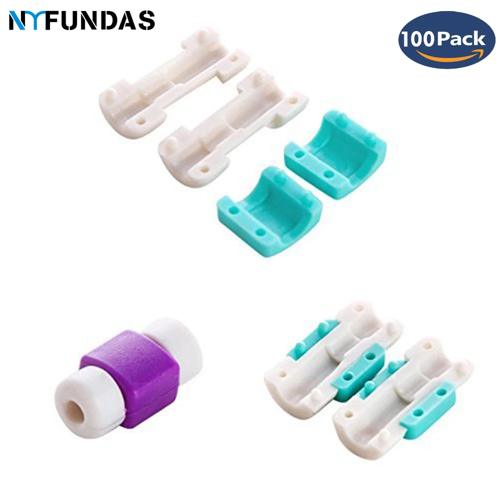 NYFundas 100pcs USB Cable Protector Saver Cord Protection Wire Cover case for huawei p30 p20 pro samsung galaxy s10 accessories |