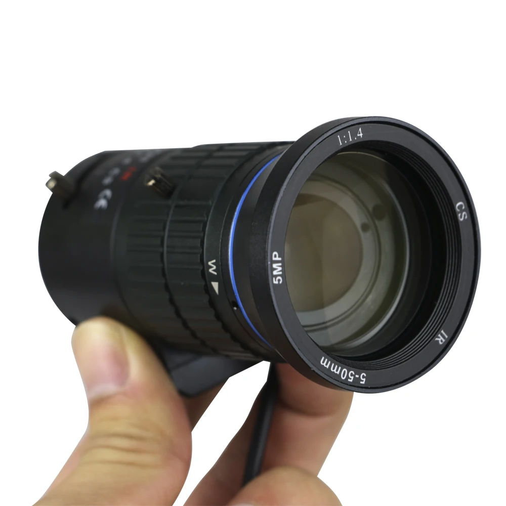  5Megapixel Varifocal CCTV Lens 5-50mm CS Mount Long Distance DC IRIS For IMX326/1080P/5MP Box Camer - 32907987159
