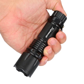 

SKYWOLFEYE LED Torch Self Defense USB Lighting Strobe Adjustable Rechargeable High Power Self Flash Lamp Cree Aaa Flashlight