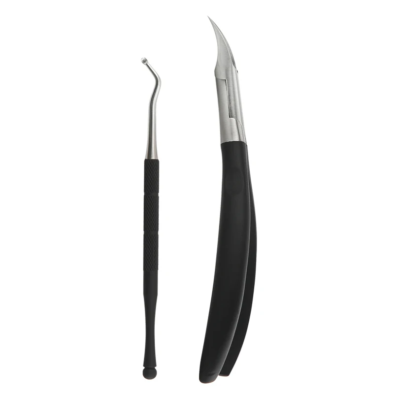 2pcs-set-Black-Foot-Cuticle-Scissors-Pliers-Feet-Care-Toe-Nail-Clippers-Trimmer-Cutters-Paronychia(1)
