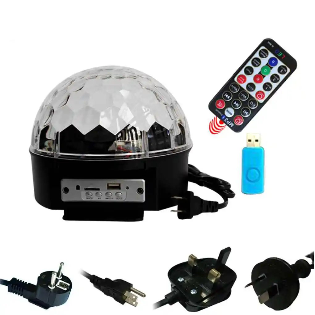 

Remote Control Light Bulb Disco Party LED Light Ball 9 Colors for Birthday Wedding DJ Karaoke Xmas Pub Club 18 x 18 x 15cm