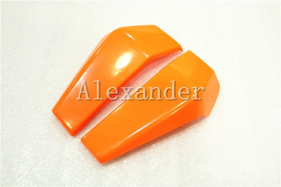 

Orange Plastic Motorcycle Radiator Side Cover Guard Protector Pelon For KTM DUKE 125 200 390 2012 2013 2014 2015 2016 KTM390