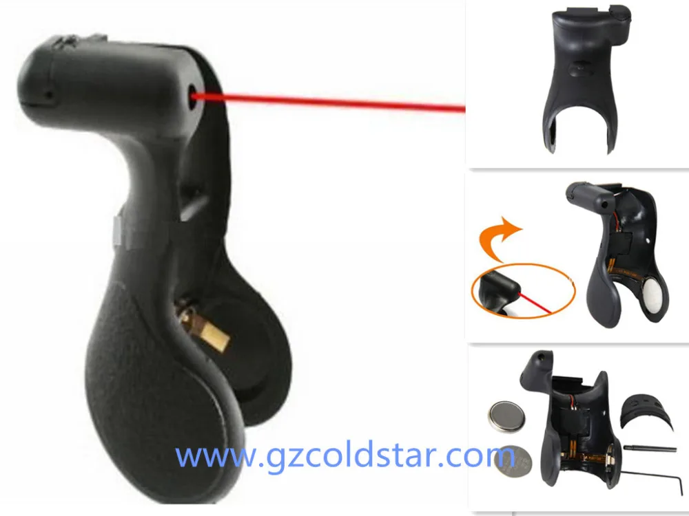 Ergonomique Glock 17 grip avec Laser rouge Laser sight pour pistolet Sniper Gun extérieure accessoires de
