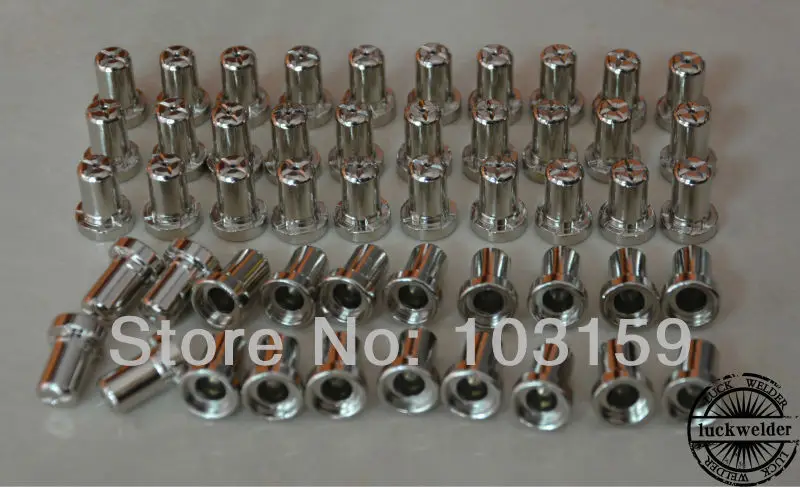 

50p LG-40 PT-31 Plasma Cuter Extended Nickel-plated Tip Nozzle CUT-40 50 CT-312