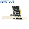 PCI Firewire 1394 port 400 IEEE 1394 pci express 1394A Dual 6pin & 4pin 3 Port Card Work for Windows 7 & 8 ► Photo 3/5