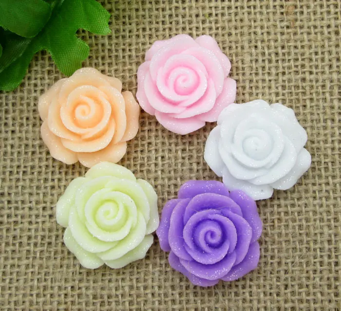 20 шт. смешанные Красивые Блестящие розы 28 мм|accessories accessories|accessories diyaccessories decorative |